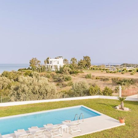 Villa Santa Maria With Private Pool And Sea View Afantou Exterior foto
