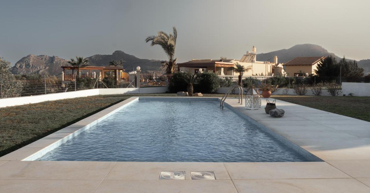 Villa Santa Maria With Private Pool And Sea View Afantou Exterior foto