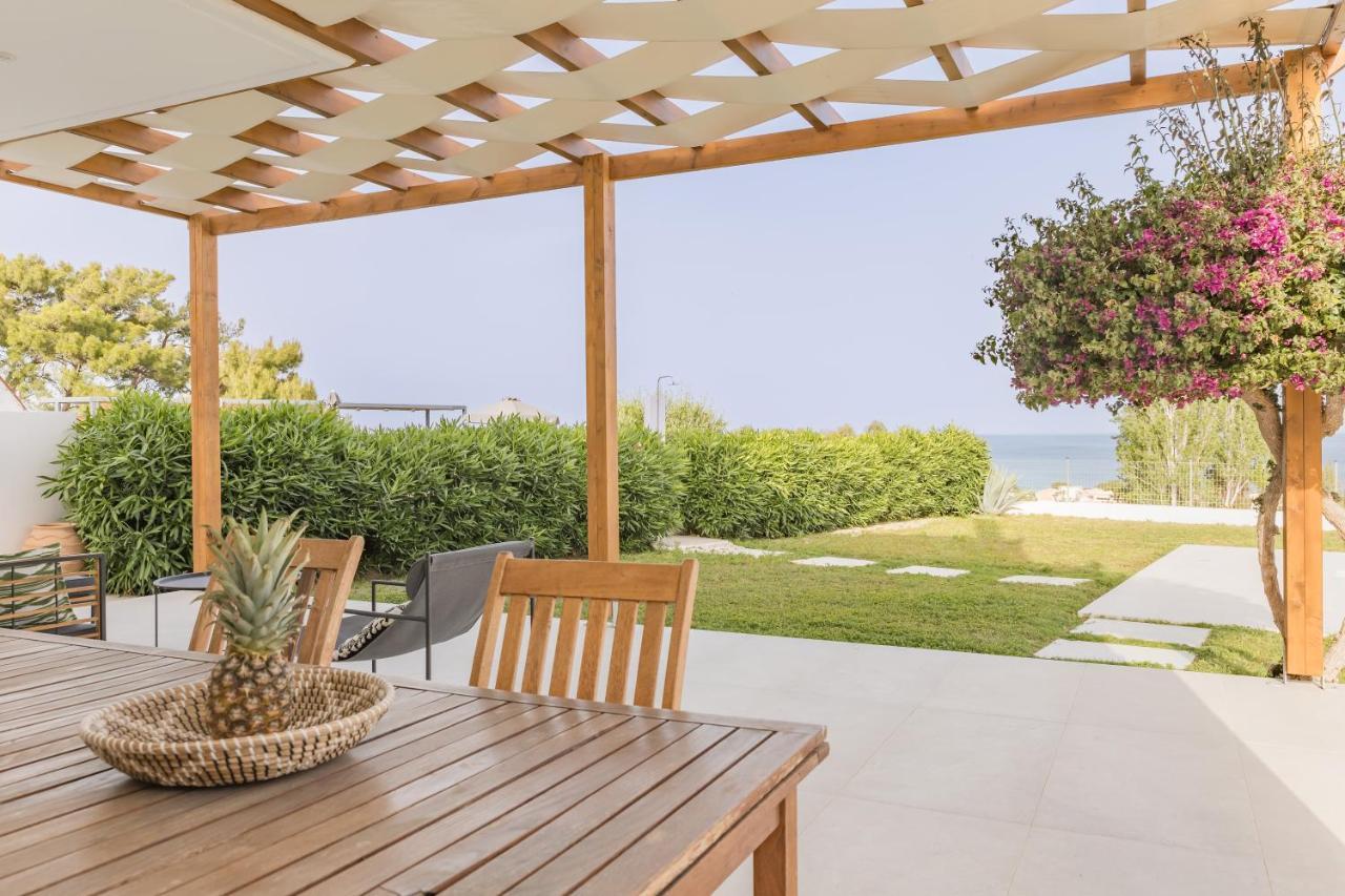 Villa Santa Maria With Private Pool And Sea View Afantou Exterior foto