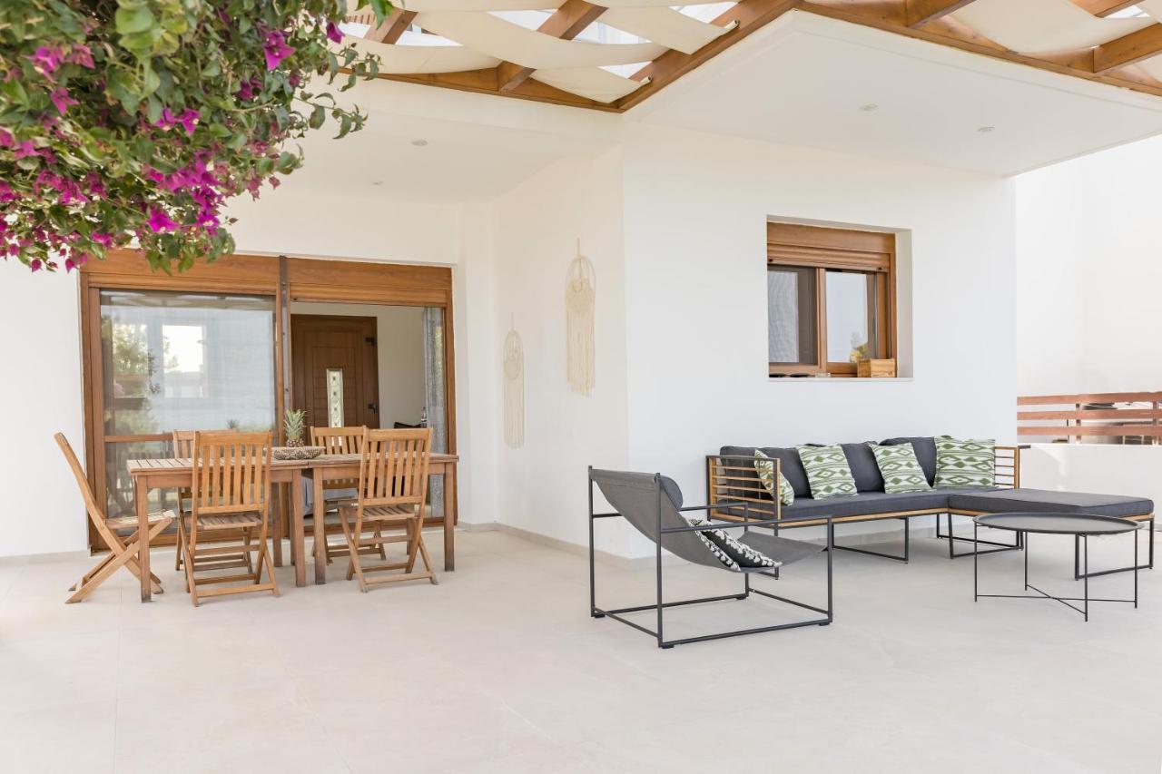 Villa Santa Maria With Private Pool And Sea View Afantou Exterior foto