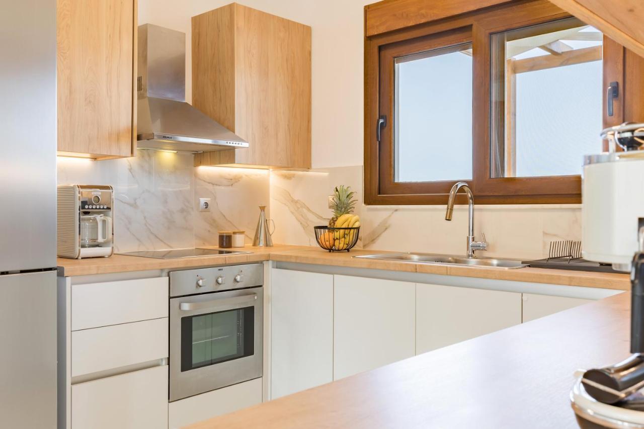 Villa Santa Maria With Private Pool And Sea View Afantou Exterior foto